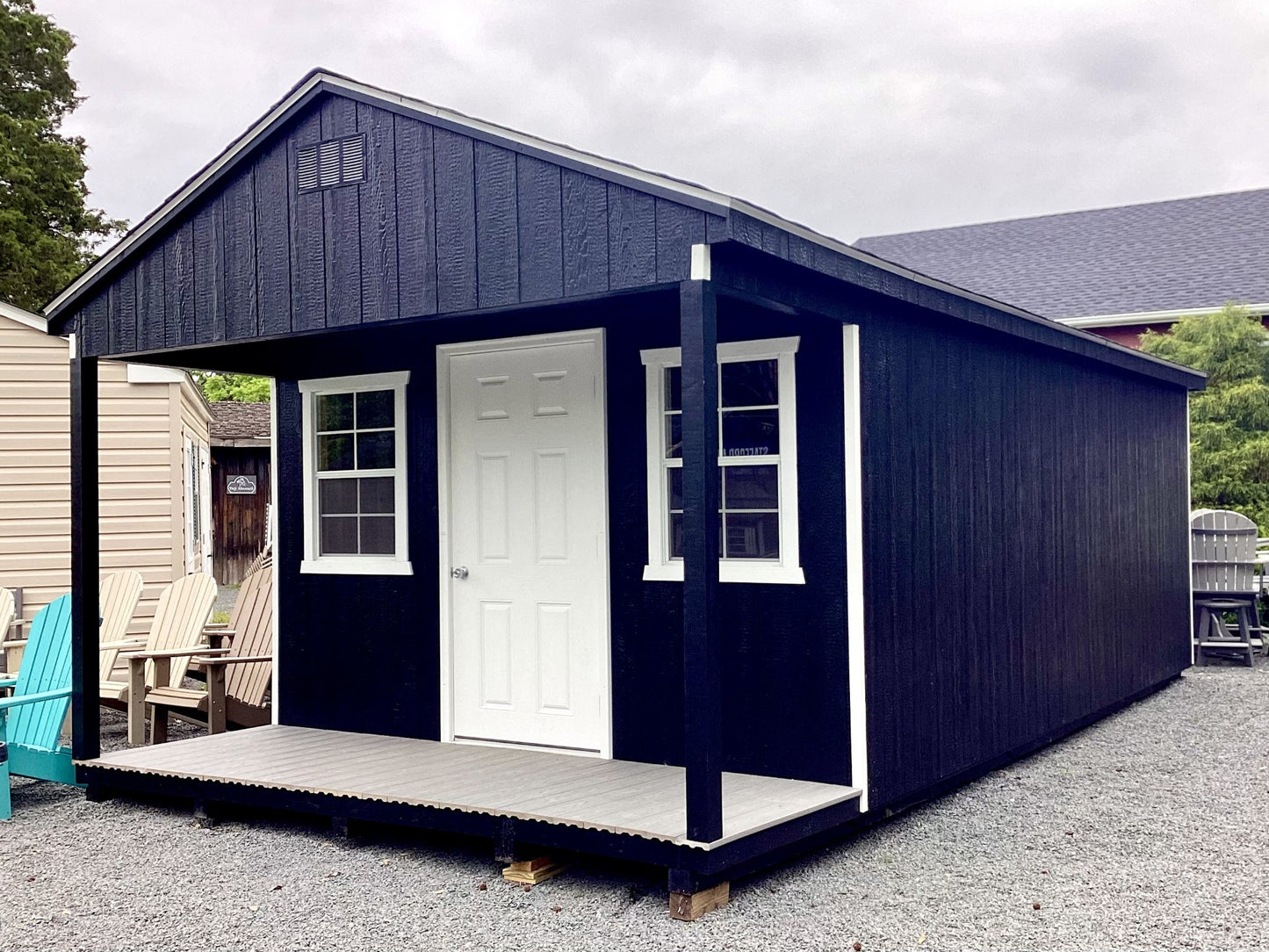 11 1/2 x 22ft Studio with Porch and Electric Package // Order One Like This!